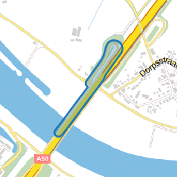 Fietspad A50 West